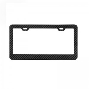Factory Customized Carbon Fiber Car Parts Carbon Fiber Car License Plate Frame